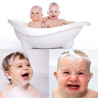 Вы знаете хитрости принятия ванны для малыша без слез?